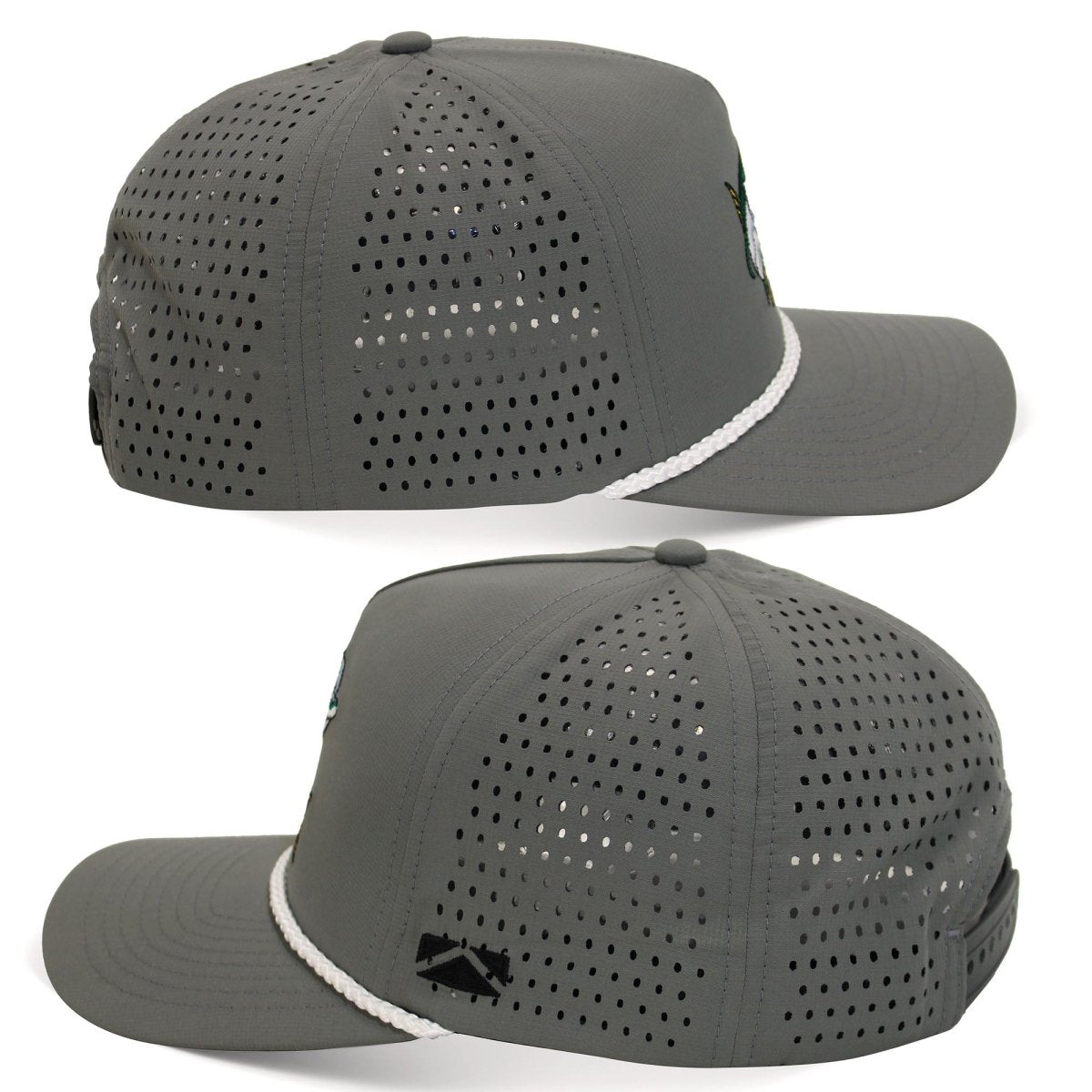 TARPOON 5 - Panel Perforated Performance Rope Cap - Get Tight Gear