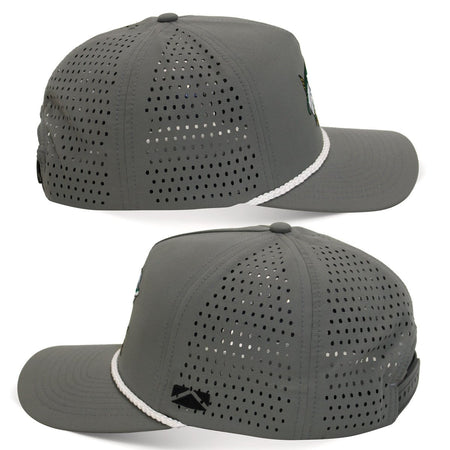 TARPOON 5 - Panel Perforated Performance Rope Cap - Get Tight Gear