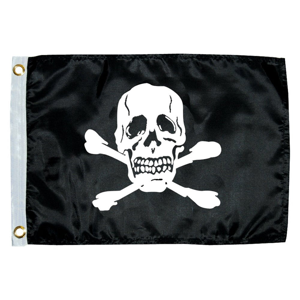Taylor Made 12" x 18" Jolly Roger Novelty Flag - Get Tight Gear
