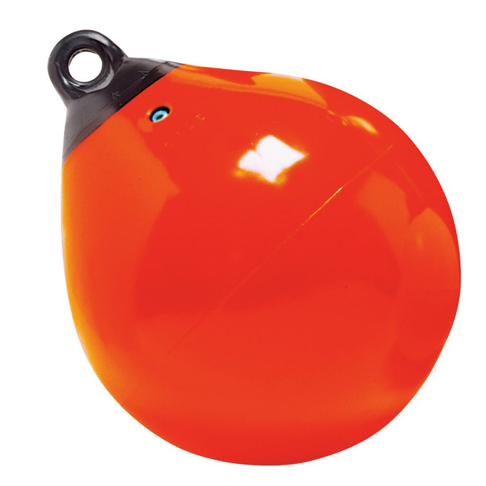 Taylor Made 9" Tuff End Inflatable Vinyl Buoy - Orange - Get Tight Gear