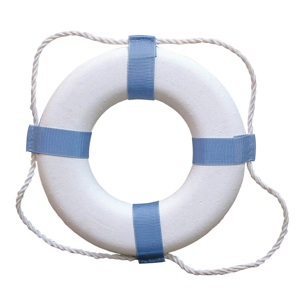 Taylor Made Decorative Ring Buoy - 20" - White/Blue - Not USCG Approved - Get Tight Gear