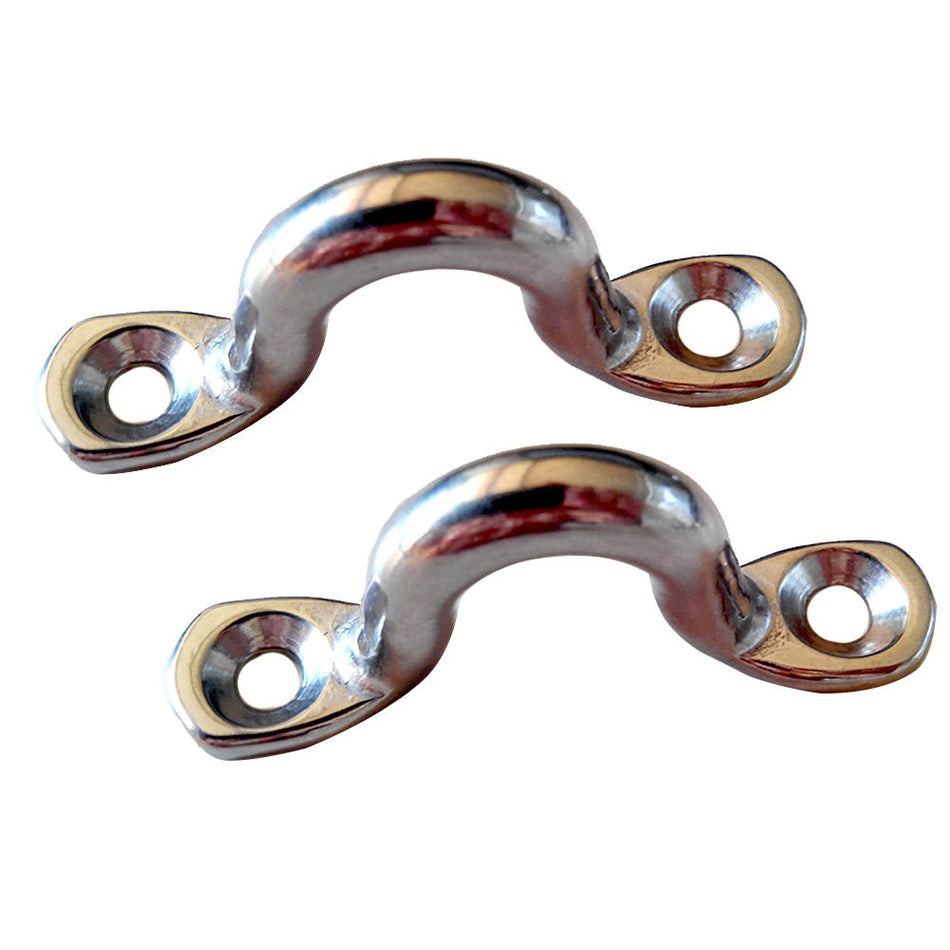 Taylor Made Eye Strap Chrome Zamak - Pair - Get Tight Gear