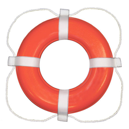 Taylor Made Foam Ring Buoy - 24" - Orange w/White Grab Line - Get Tight Gear