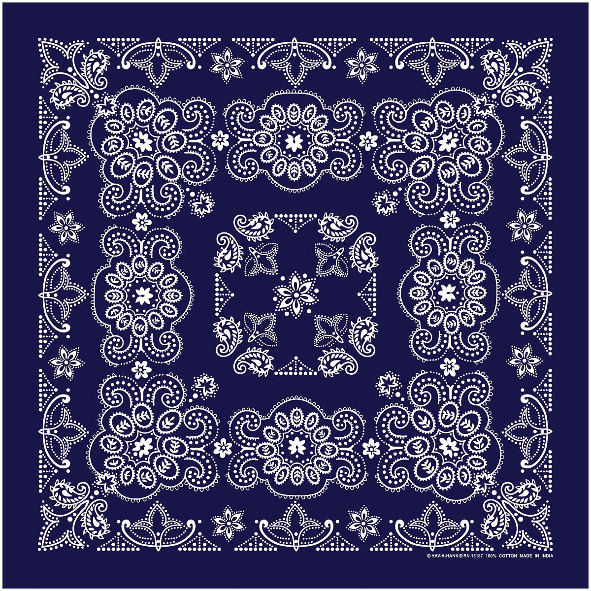 Te X As Paisley Bandana Navy - Get Tight Gear