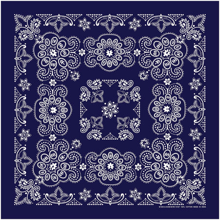 Te X As Paisley Bandana Navy - Get Tight Gear