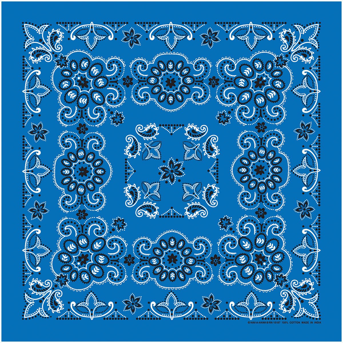 Te X As Paisley Bandana Royal - Get Tight Gear