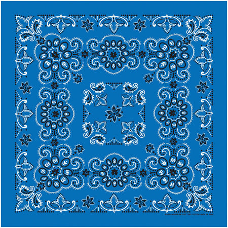 Te X As Paisley Bandana Royal - Get Tight Gear