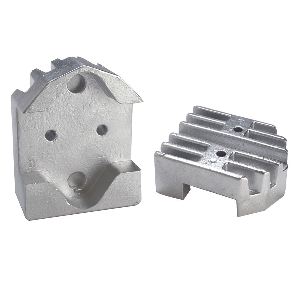 Tecnoseal Gimbal Block Anode - Zinc Finned - Get Tight Gear