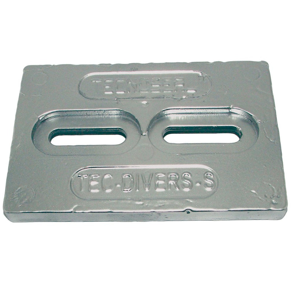 Tecnoseal Mini Aluminum Plate Anode 6" x 4" x 1/2" - Get Tight Gear