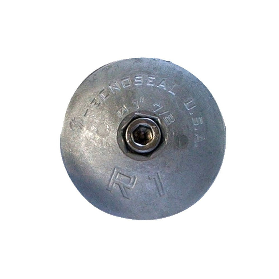 Tecnoseal R1 Rudder Anode - Zinc - 1 - 7/8" Diameter - Get Tight Gear