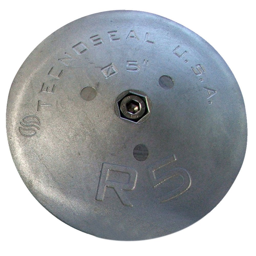 Tecnoseal R5AL Rudder Anode - Aluminum - 5" x 7/8" - Get Tight Gear