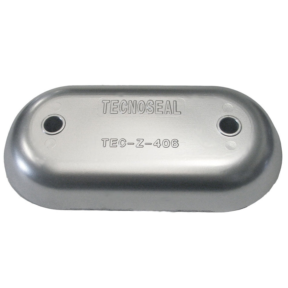 Tecnoseal Z406 Hull Plate Anode - Zinc - Get Tight Gear