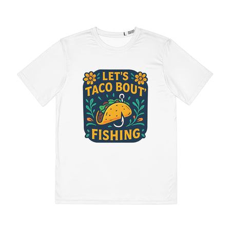 Tee - Lets Taco Bout Fishing Men's Polyester Tee - Get Tight Gear