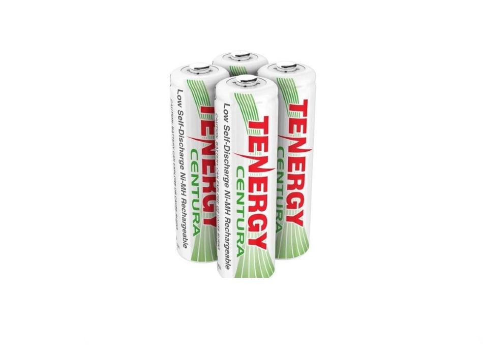 Tenergy AA Centura NiMH Rechargeable Battery - 4 Pack - Get Tight Gear