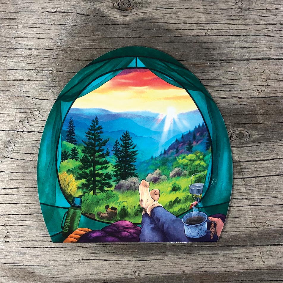 Tent View Mountain - Get Tight Gear