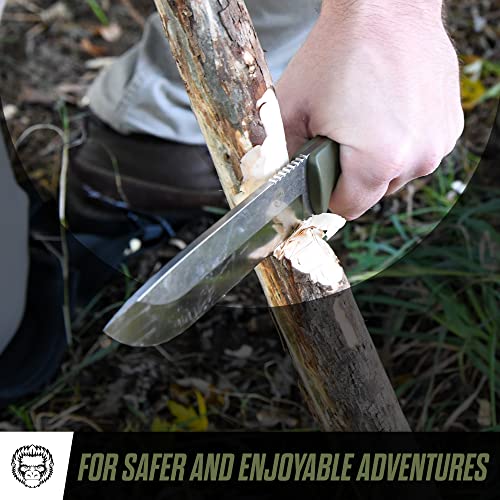 The Bushwhacker D2 Steel Bushcraft Survival Knife Gift Set (Selection) - Get Tight Gear