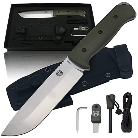 The Bushwhacker D2 Steel Bushcraft Survival Knife Gift Set (Selection) - Get Tight Gear