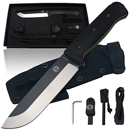 The Bushwhacker D2 Steel Bushcraft Survival Knife Gift Set (Selection) - Get Tight Gear