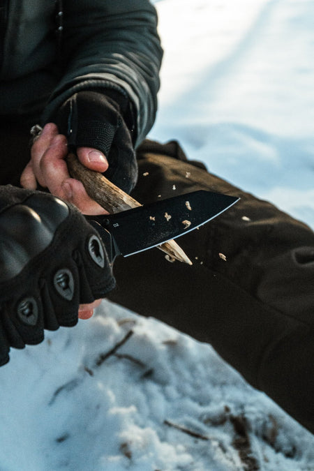 The Clip Point Folding Pocket Knife Giftset for Men and Women (Grey and Red) - Get Tight Gear