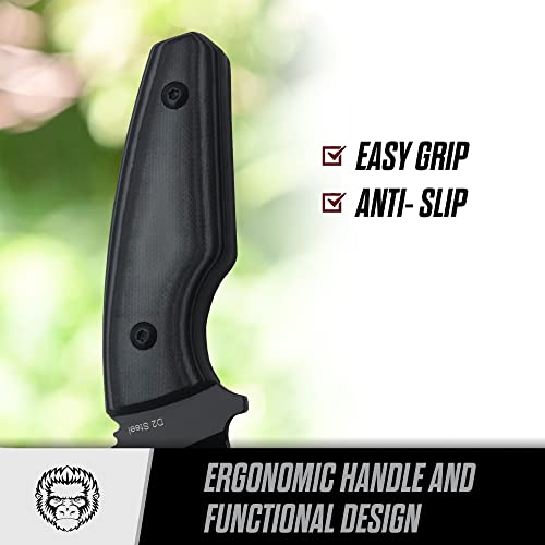 The Grey Tanto Neck Knife Giftset for Outdoors - Get Tight Gear