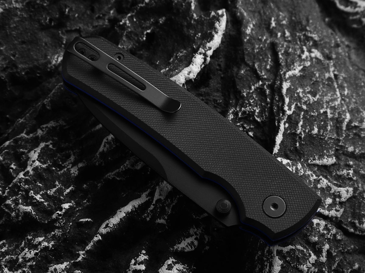 The Loyalist Folding Pocket Knife Giftset for Men and Women (Black and Blue) - Get Tight Gear