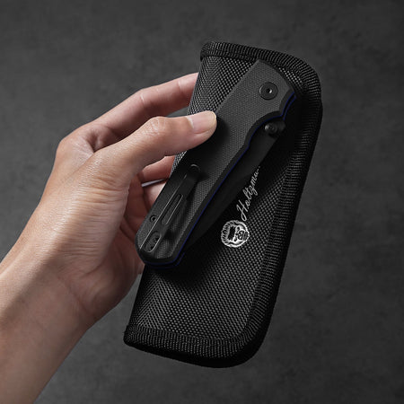 The Loyalist Folding Pocket Knife Giftset for Men and Women (Black and Blue) - Get Tight Gear