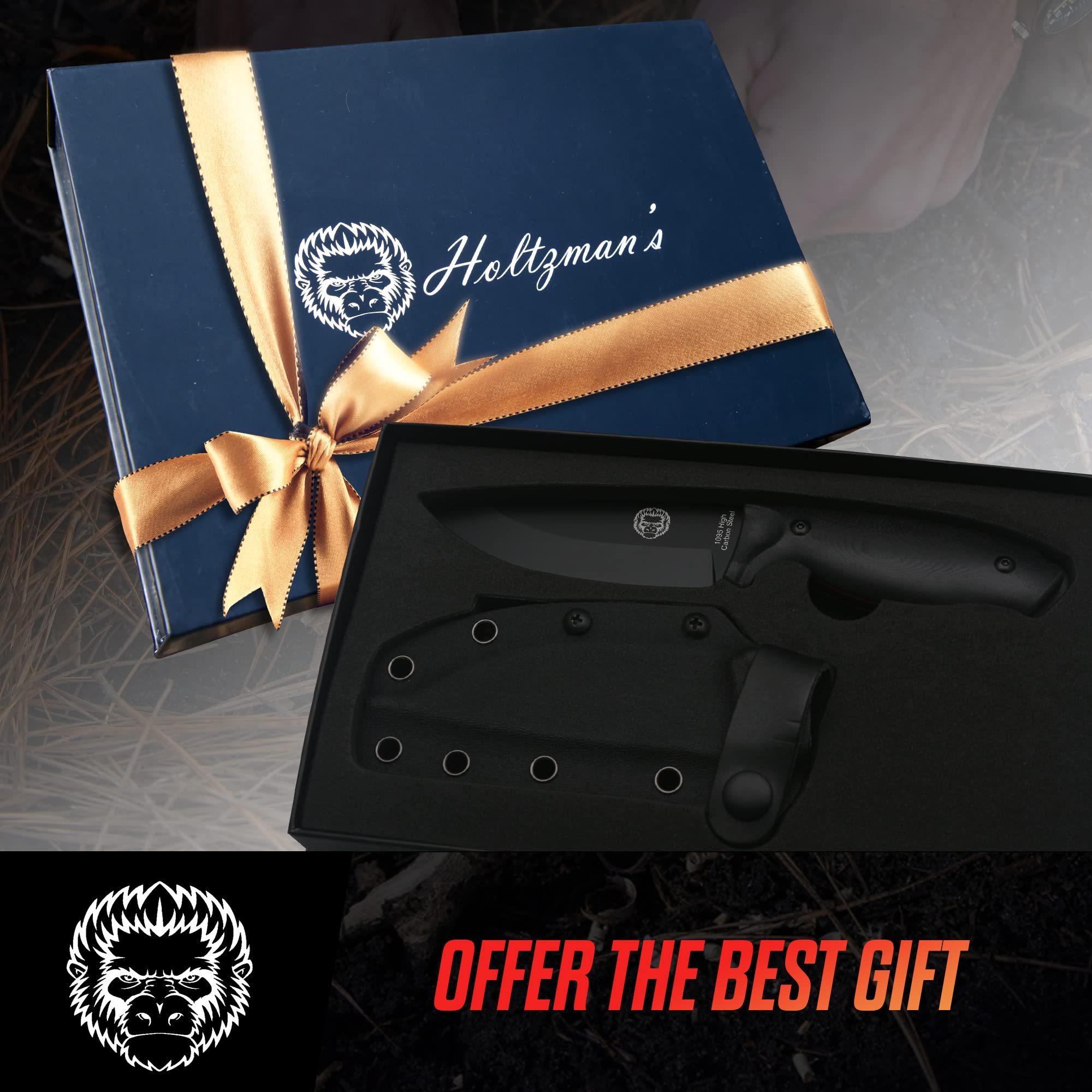 The Naked Bloodline Survival Knife Giftset for Men - Get Tight Gear