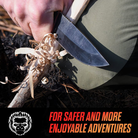 The Naked Bloodline Survival Knife Giftset for Men - Get Tight Gear