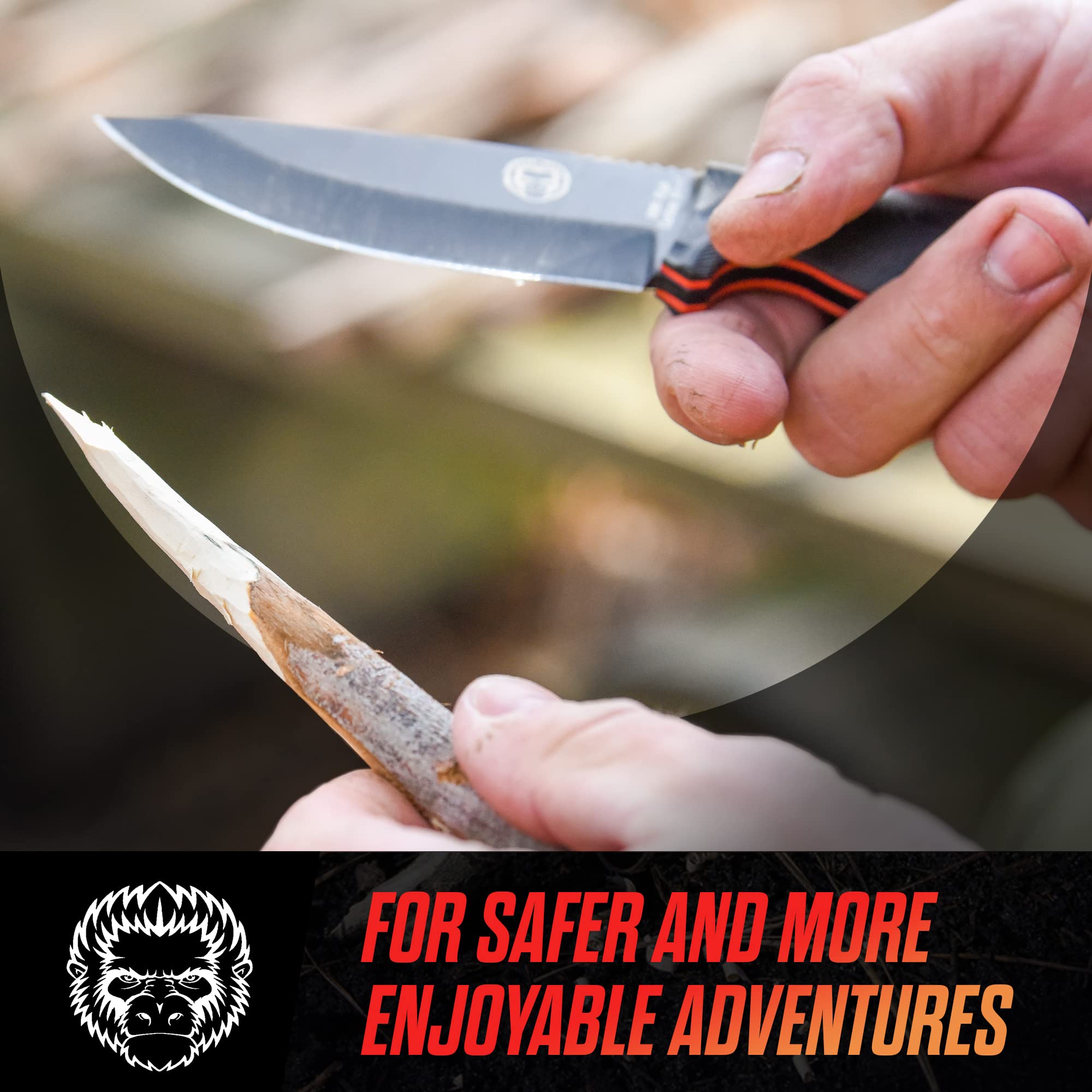 The Naked Bloodline Survival Knife Giftset for Men - Get Tight Gear