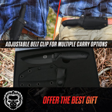 The Naked Bloodline Survival Knife Giftset for Men - Get Tight Gear