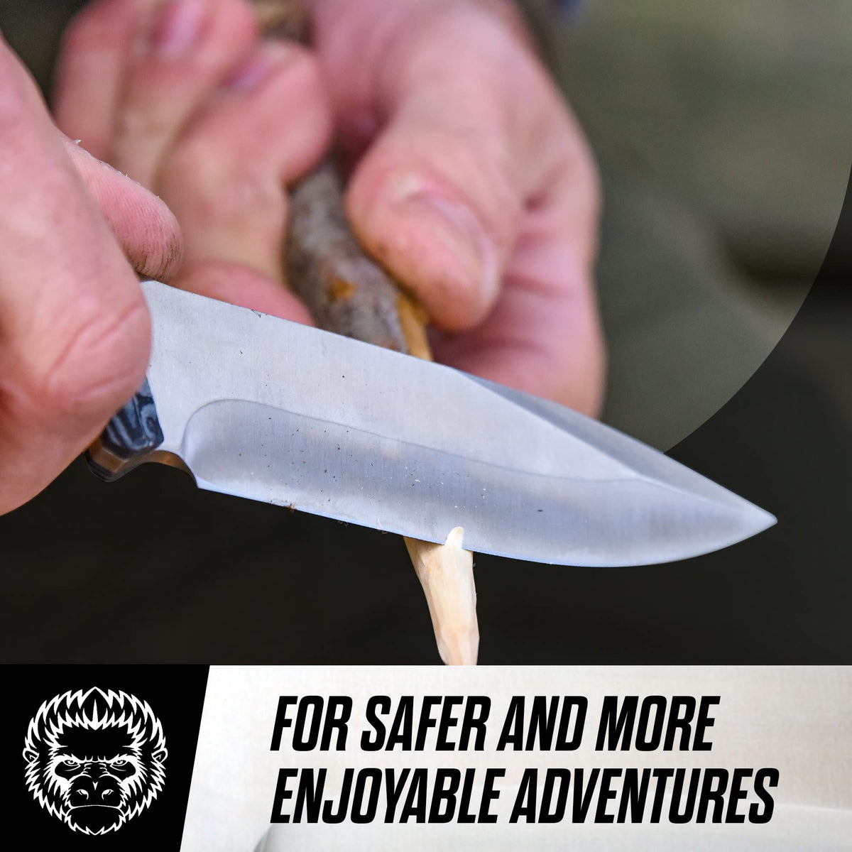 The Naked Silverback Survival Knife Giftset for Men - Get Tight Gear