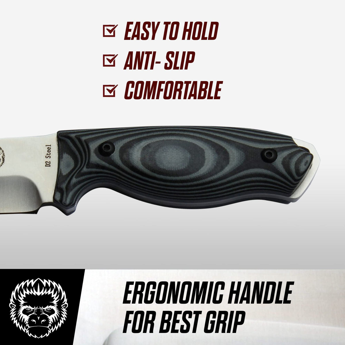 The Naked Silverback Survival Knife Giftset for Men - Get Tight Gear