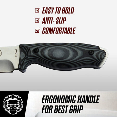The Naked Silverback Survival Knife Giftset for Men - Get Tight Gear