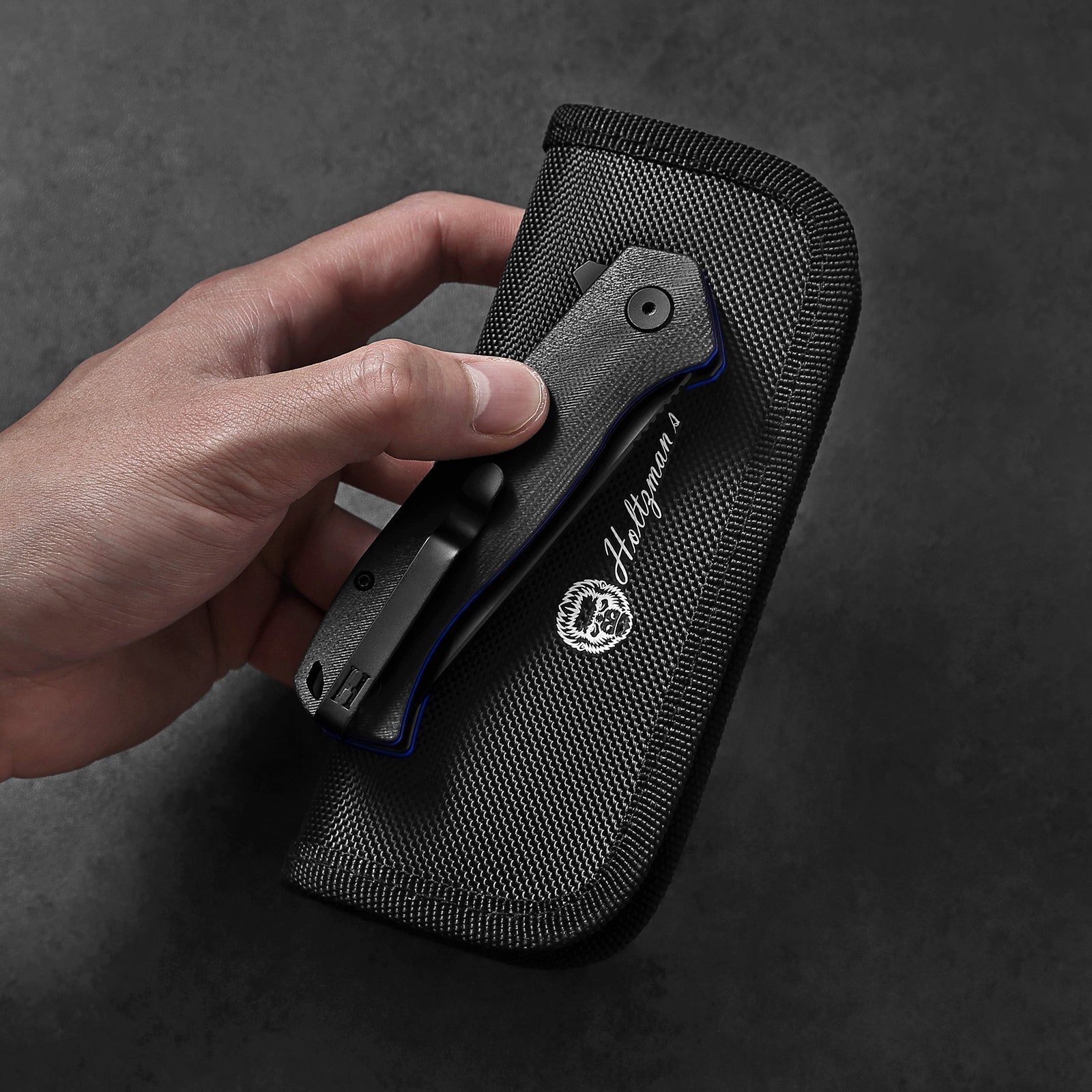The Pathfinder Folding Pocket Knife Giftset for Men and Women (Black and Blue) - Get Tight Gear