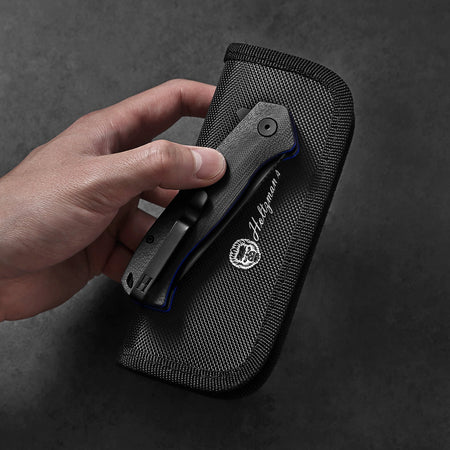 The Pathfinder Folding Pocket Knife Giftset for Men and Women (Black and Blue) - Get Tight Gear