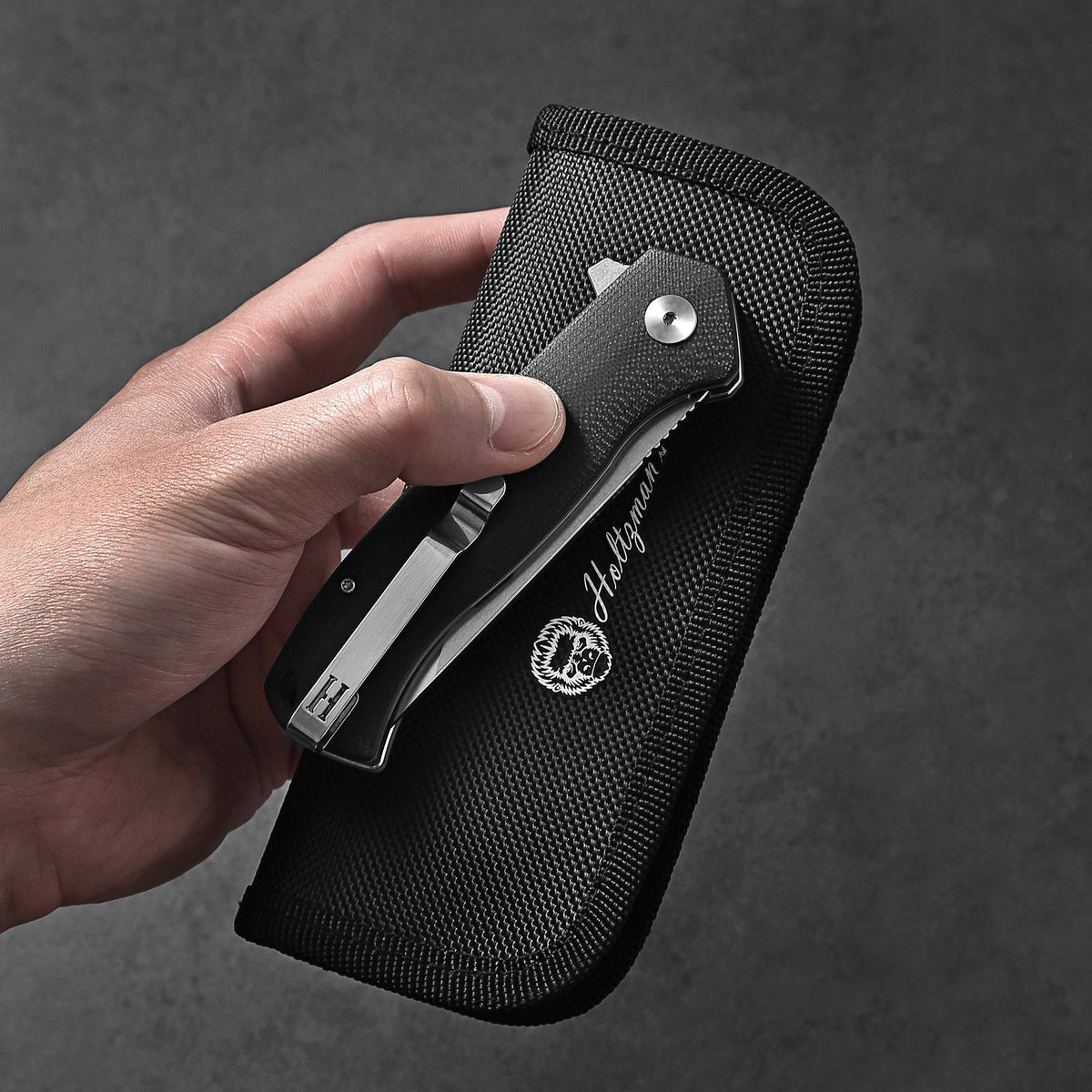 The Pathfinder Folding Pocket Knife Giftset for Men and Women (Black and Silver) - Get Tight Gear