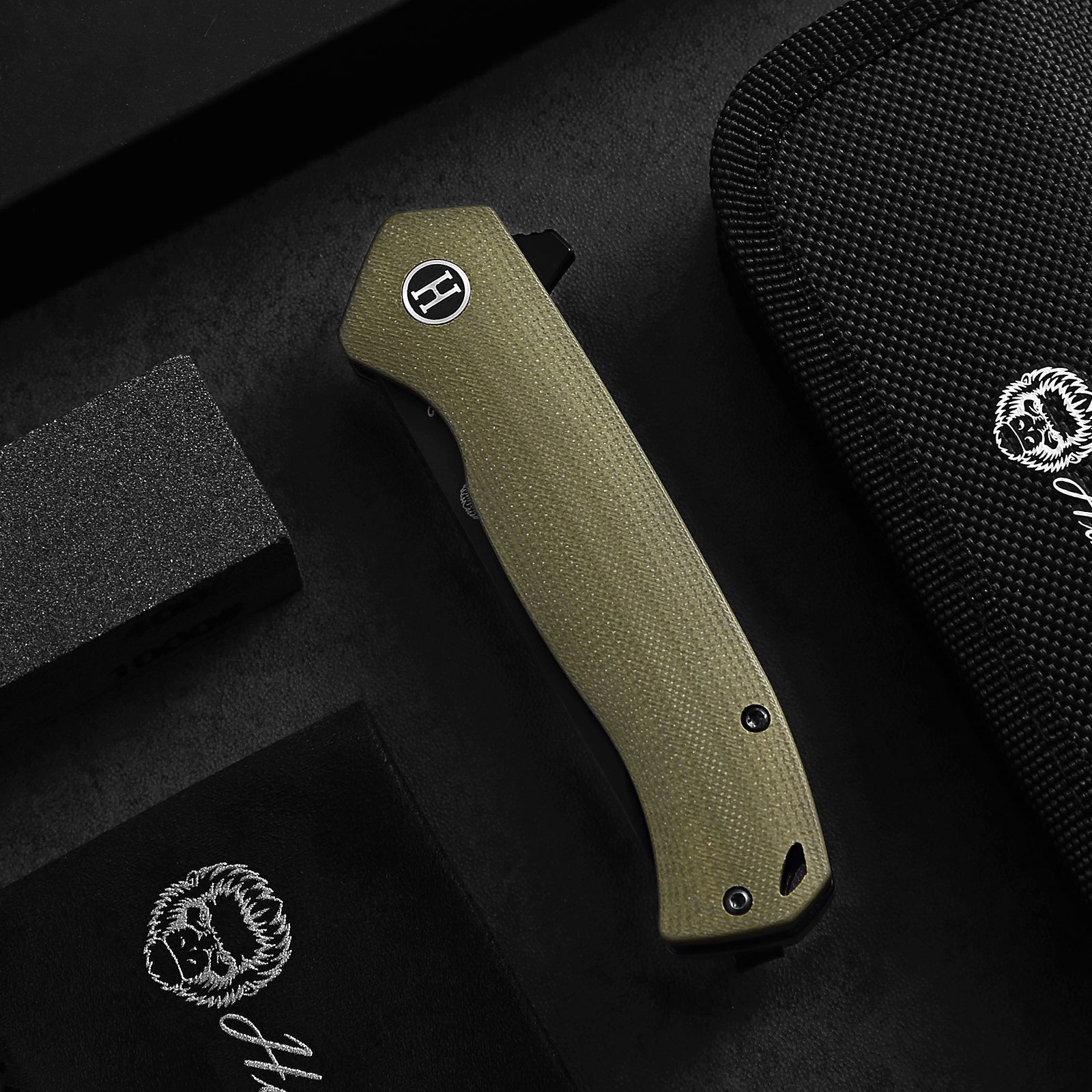 The Pathfinder Folding Pocket Knife Giftset for Men and Women (Green and Silver) - Get Tight Gear