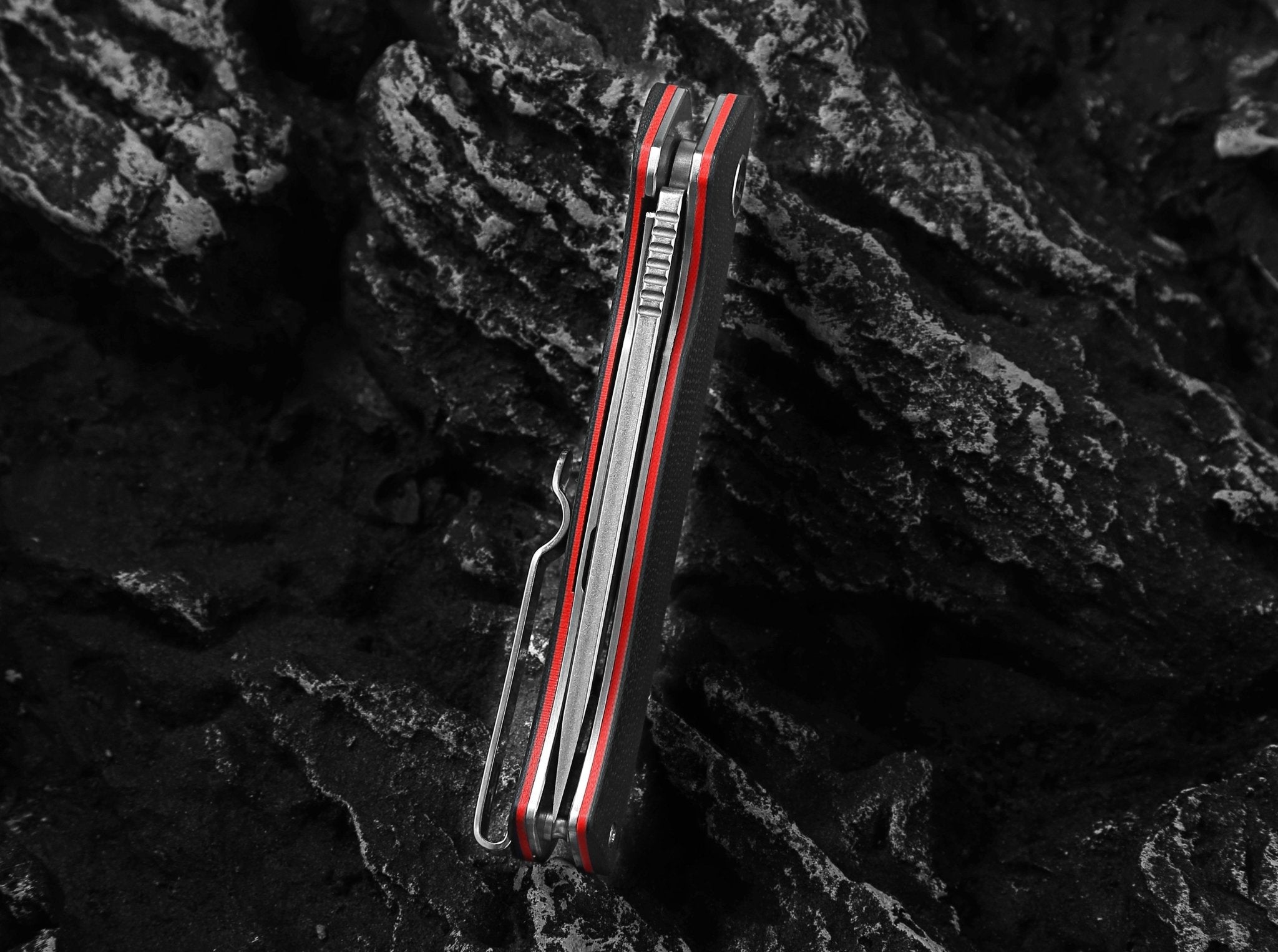 The Pathfinder Folding Pocket Knife Giftset for Men and Women (Silver and Red) - Get Tight Gear