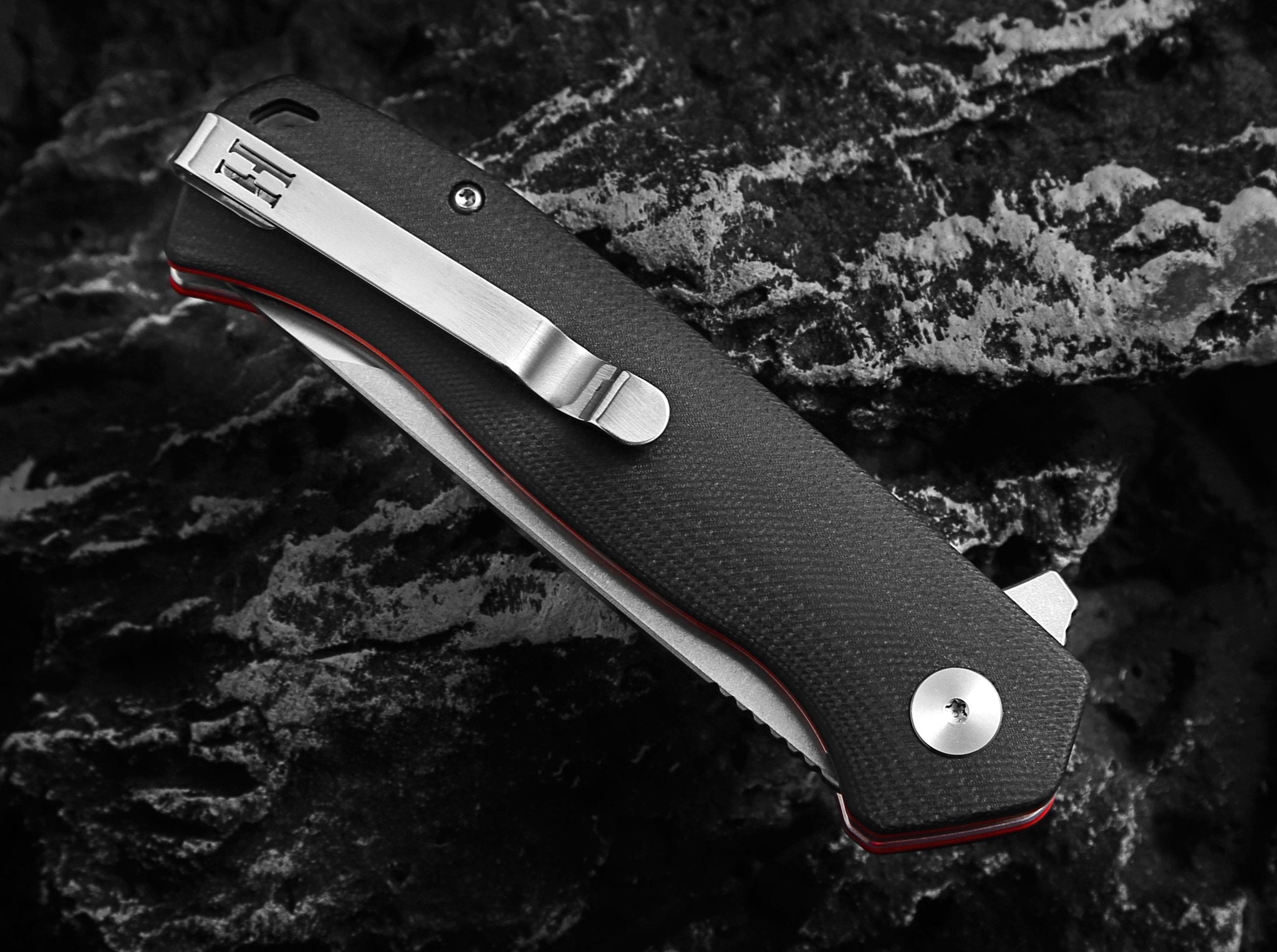 The Pathfinder Folding Pocket Knife Giftset for Men and Women (Silver and Red) - Get Tight Gear