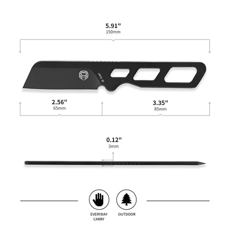 "THE RAZOR BACK" SURVIVAL NECK KNIFE - Get Tight Gear