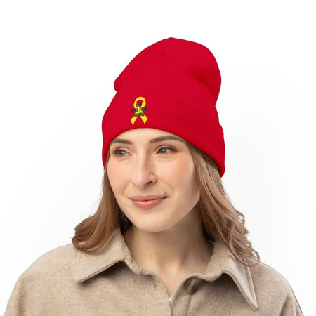 the REAL FOOD mama Knit Beanie (Embroidery) - Get Tight Gear