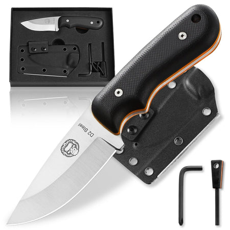 "THE REDLINE" FULL TANG SURVIVAL NECK KNIFE WITH G10 HANDLE - Get Tight Gear