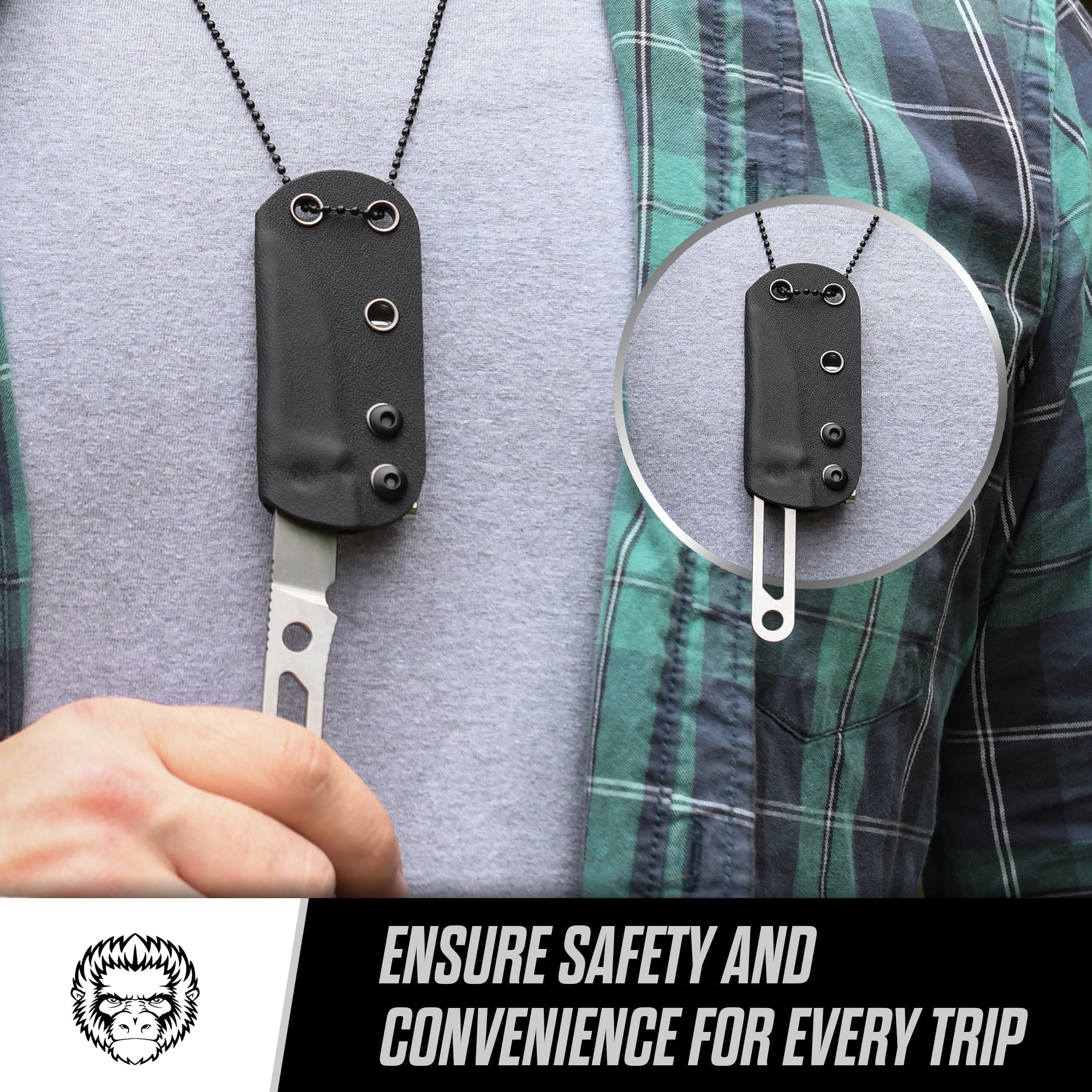 The Scalpel All - Steel Survival Knife Giftset for Outdoors - Get Tight Gear