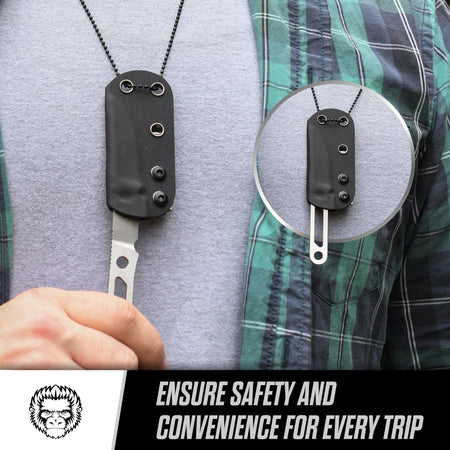 The Scalpel All - Steel Survival Knife Giftset for Outdoors - Get Tight Gear