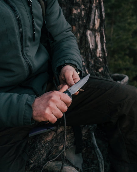 The Straight Back Folding Pocket Knife Giftset for Men and Women (Silver and Black) - Get Tight Gear