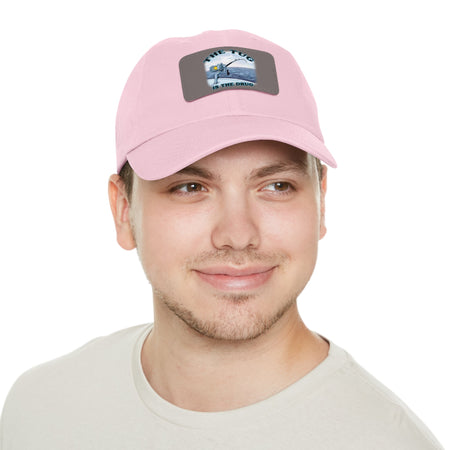 The Tug Is The Drug Dad Hat with Leather Patch, Casual Cap for Fishermen, Perfect Gift for Dad, Outdoor Adventures, Father's Day Gift, Unisex Cap - Get Tight Gear