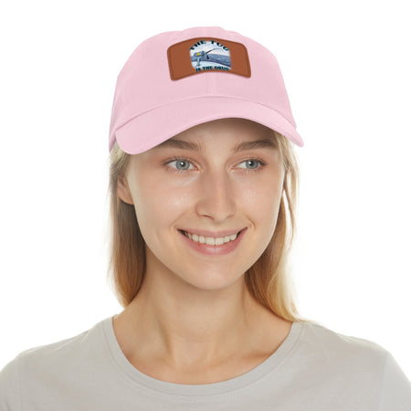The Tug Is The Drug Dad Hat with Leather Patch, Casual Cap for Fishermen, Perfect Gift for Dad, Outdoor Adventures, Father's Day Gift, Unisex Cap - Get Tight Gear