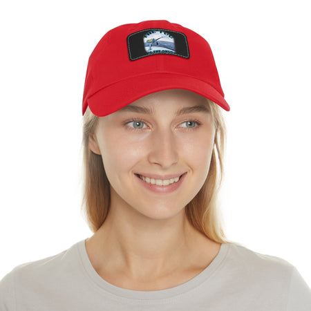 The Tug Is The Drug Dad Hat with Leather Patch, Casual Cap for Fishermen, Perfect Gift for Dad, Outdoor Adventures, Father's Day Gift, Unisex Cap - Get Tight Gear
