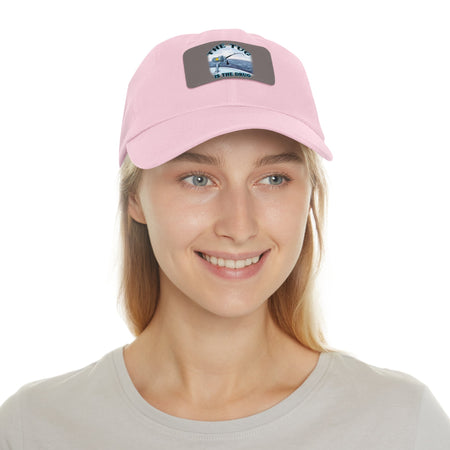 The Tug Is The Drug Dad Hat with Leather Patch, Casual Cap for Fishermen, Perfect Gift for Dad, Outdoor Adventures, Father's Day Gift, Unisex Cap - Get Tight Gear