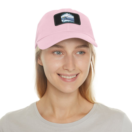 The Tug Is The Drug Dad Hat with Leather Patch, Casual Cap for Fishermen, Perfect Gift for Dad, Outdoor Adventures, Father's Day Gift, Unisex Cap - Get Tight Gear